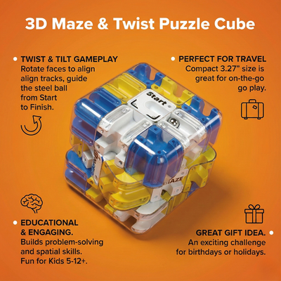WonderQuest™ 3D Maze Cube